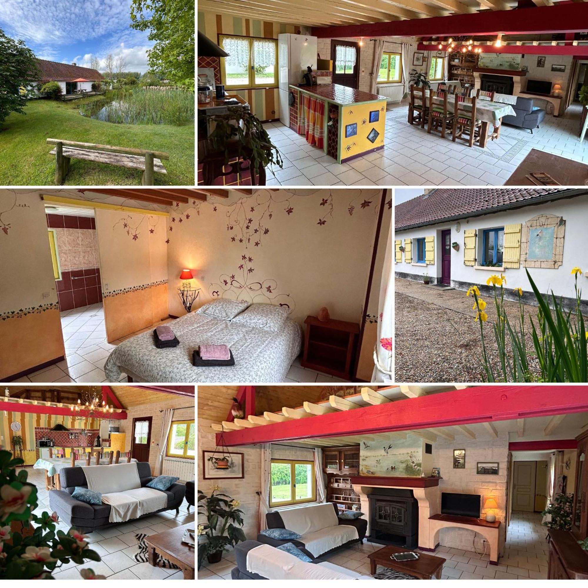 La Fermette - Calme - Wifi - Plain Pied Villa Favieres  ภายนอก รูปภาพ